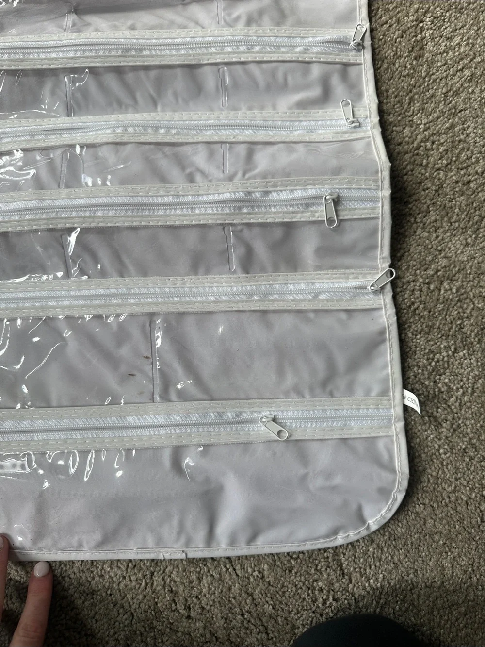 Blank Brand White Hanging Jewelry & Accessory Organizer